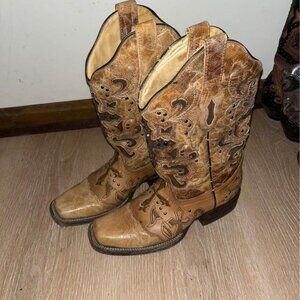 corral western boots cowboy cowgirl womens size 8